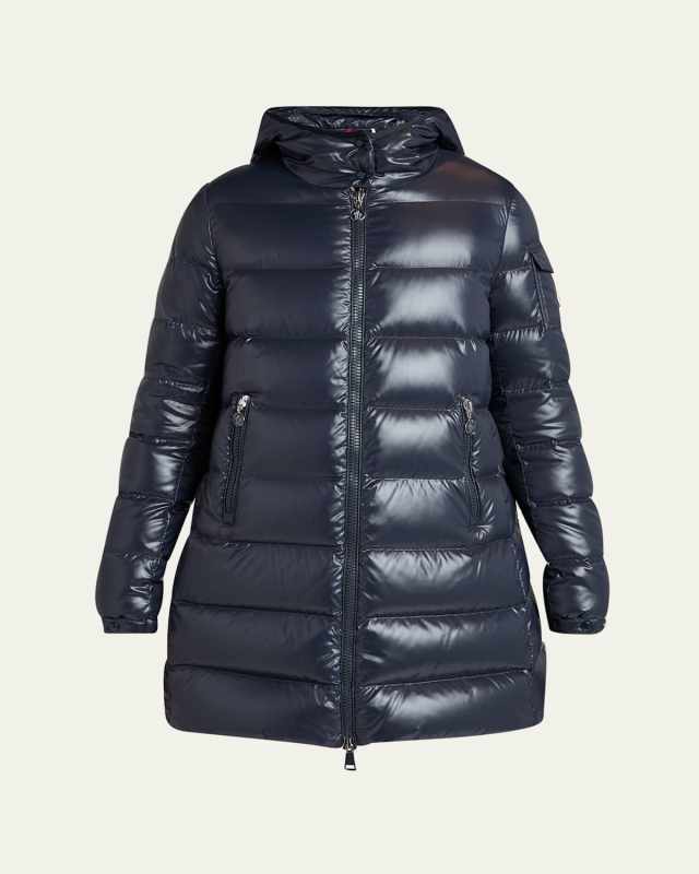 Courcelles Long Hooded Down Puffer Coat